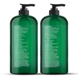 Botanic Hearth Tea Tree Shampoo and Conditioner Set - with 100% Pure Tea Tree Oil, for Itchy and Dry Scalp, Sulfate/Paraben Free - for Men and Women - 16 fl oz each