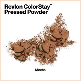 Revlon ColorStay Pressed Powder Face Makeup, Longwearing, Fragrance-Free, Noncomedogenic, 450 Mocha, 0.3 Oz Revlon ColorStay Pressed Powder Face Makeup, Longwearing, Fragrance-Free, Noncomedogenic, 450 Mocha, 0.3 Oz