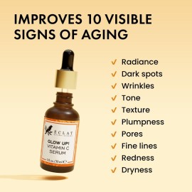 Vitamin C Face Serum - Skin Care for Dark Spots, Vitamin C Serum with Hyaluronic Acid, Ferulic Acid, & Vit E - Anti Aging and Skin Brightening, Pure Vit C Facial Care 30 ml Vitamin C Face Serum - Skin Care for Dark Spots, Vitamin C Serum with Hyaluronic Acid, Ferulic Acid, & Vit E - Anti Aging and Skin Brightening, Pure Vit C Facial Care 30 ml