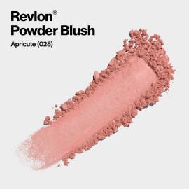 Revlon Powder Blush Face Makeup, High Impact Buildable Color, Lightweight & Smooth Finish, 028 Apricute, 0.17 oz