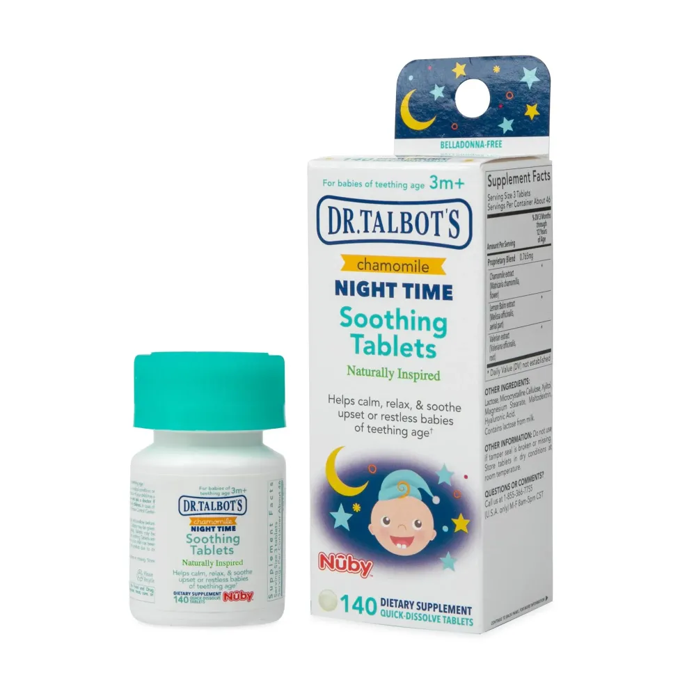 Dr. Talbot\'s Night Time Chamomile Soothing Tablets, Naturally Inspired, Quick Dissolve, 140 Count Dr. Talbot\'s Night Time Chamomile Soothing Tablets, Naturally Inspired, Quick Dissolve, 140 Count