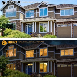 KESPEN Window Privacy Film One Way Daytime Privacy Static Cling Sun Blocking Anti UV Reflective Window Tint for Home and Office, Black-Silver, 17.5 Inch X 6.5 Feet KESPEN Window Privacy Film One Way Daytime Privacy Static Cling Sun Blocking Anti UV Reflective Window Tint for Home and Office, Black-Silver, 17.5 Inch X 6.5 Feet