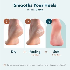 Purederm Exfoliating Heel Mask (1 Pair) - Heel Peeling Masks Gently Remove calluses from Your Heel Purederm Exfoliating Heel Mask (1 Pair) - Heel Peeling Masks Gently Remove calluses from Your Heel