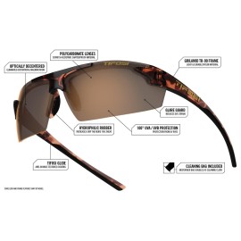 Tifosi Optics Track Sunglasses (White/Black, Smoke Bright Blue) Tifosi Optics Track Sunglasses (White/Black, Smoke Bright Blue)