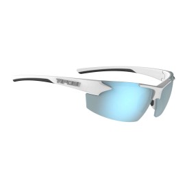 Tifosi Optics Track Sunglasses (White/Black, Smoke Bright Blue) Tifosi Optics Track Sunglasses (White/Black, Smoke Bright Blue)