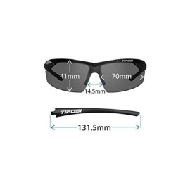 Tifosi Optics Track Sunglasses (White/Black, Smoke Bright Blue) Tifosi Optics Track Sunglasses (White/Black, Smoke Bright Blue)