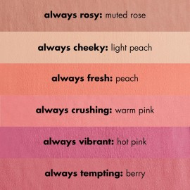 e.l.f Primer-Infused Blush, Long-Wear, Matte, Bold, Lightweight, Blends Easily, Contours Cheeks, Always Rosy, All-Day Wear, Vegan & Cruelty-Free e.l.f Primer-Infused Blush, Long-Wear, Matte, Bold, Lightweight, Blends Easily, Contours Cheeks, Always Rosy, All-Day Wear, Vegan & Cruelty-Free