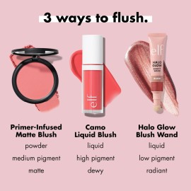 e.l.f Primer-Infused Blush, Long-Wear, Matte, Bold, Lightweight, Blends Easily, Contours Cheeks, Always Rosy, All-Day Wear, Vegan & Cruelty-Free e.l.f Primer-Infused Blush, Long-Wear, Matte, Bold, Lightweight, Blends Easily, Contours Cheeks, Always Rosy, All-Day Wear, Vegan & Cruelty-Free