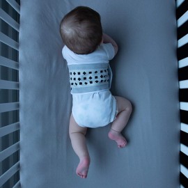 Nanit Breathing Wear Band - Works with Nanit Pro Baby Monitor to Track Breathing Motion Sensor-Free, Like Your Hand On Their Heart from Anywhere, 100% Cotton, Size Large, 3-24 Months, Pebble Grey Nanit Breathing Wear Band - Works with Nanit Pro Baby Monitor to Track Breathing Motion Sensor-Free, Like Your Hand On Their Heart from Anywhere, 100% Cotton, Size Large, 3-24 Months, Pebble Grey