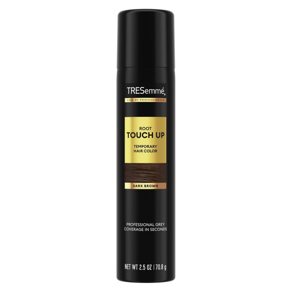 TRESemm Temporary Hair Color Root Touch-Up Dark Brown Ammonia-free, Peroxide-free Root Cover Up Spray 2.5 Fl Oz TRESemm Temporary Hair Color Root Touch-Up Dark Brown Ammonia-free, Peroxide-free Root Cover Up Spray 2.5 Fl Oz