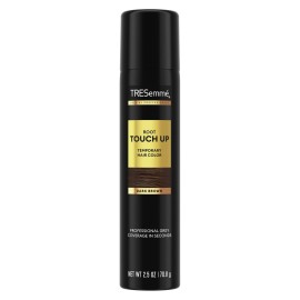 TRESemm Temporary Hair Color Root Touch-Up Dark Brown Ammonia-free, Peroxide-free Root Cover Up Spray 2.5 Fl Oz TRESemm Temporary Hair Color Root Touch-Up Dark Brown Ammonia-free, Peroxide-free Root Cover Up Spray 2.5 Fl Oz