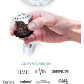 TubShroom Ultra Revolutionary Bath Tub Drain Protector Hair Catcher/Strainer/Snare Stainless Steel, 1-Pack, Silver TubShroom Ultra Revolutionary Bath Tub Drain Protector Hair Catcher/Strainer/Snare Stainless Steel, 1-Pack, Silver