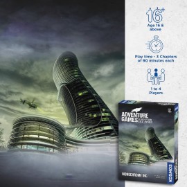 Adventure Games: Monochrome, Inc. - A Kosmos Game from Thames & Kosmos | Collaborative, Replayable Storytelling Gaming Experience for 1 to 4 Players Ages 16+