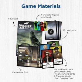 Adventure Games: Monochrome, Inc. - A Kosmos Game from Thames & Kosmos | Collaborative, Replayable Storytelling Gaming Experience for 1 to 4 Players Ages 16+