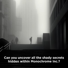 Adventure Games: Monochrome, Inc. - A Kosmos Game from Thames & Kosmos | Collaborative, Replayable Storytelling Gaming Experience for 1 to 4 Players Ages 16+