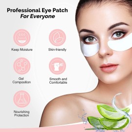 100 Pairs GreenLife Natural Hydrogel Eye Gel Pads - Collagen and Aloe Vera Patches for Under Eyes - Eyelash Extension Kit 100 Pairs GreenLife Natural Hydrogel Eye Gel Pads - Collagen and Aloe Vera Patches for Under Eyes - Eyelash Extension Kit