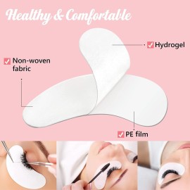 100 Pairs GreenLife Natural Hydrogel Eye Gel Pads - Collagen and Aloe Vera Patches for Under Eyes - Eyelash Extension Kit 100 Pairs GreenLife Natural Hydrogel Eye Gel Pads - Collagen and Aloe Vera Patches for Under Eyes - Eyelash Extension Kit