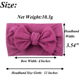 JOYOYO 16 Colors Soft Wide Turban Baby Headbands with 4.5 inches Hair Bow Headwraps for Baby Girls Infants Newborn Hair Accessories Toddlers Kids and Children JOYOYO 16 Colors Soft Wide Turban Baby Headbands with 4.5 inches Hair Bow Headwraps for Baby Girls Infants Newborn Hair Accessories Toddlers Kids and Children