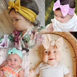 JOYOYO 16 Colors Soft Wide Turban Baby Headbands with 4.5 inches Hair Bow Headwraps for Baby Girls Infants Newborn Hair Accessories Toddlers Kids and Children JOYOYO 16 Colors Soft Wide Turban Baby Headbands with 4.5 inches Hair Bow Headwraps for Baby Girls Infants Newborn Hair Accessories Toddlers Kids and Children