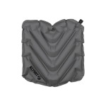 Klymit V Seat, Lightweight Inflatable Travel Cushion, Best for Camping, Bleachers, or Glassing Pad , Gray