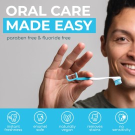 Brushee - The Evolution of Oral Care | 4-in-1 Tool (Paste + Brush + Floss + Pick) | Individually Wrapped | Disposable | Prepasted Travel Toothbrushes | Small Adult Toothbrush - (24-Pack) Brushee - The Evolution of Oral Care | 4-in-1 Tool (Paste + Brush + Floss + Pick) | Individually Wrapped | Disposable | Prepasted Travel Toothbrushes | Small Adult Toothbrush - (24-Pack)