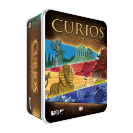 AEG Curios - The Curiously Cool Board Game of Treasure Hunting Fun, Quick Play, Easy to Learn, Bluffing, 2 to 5 Players, 15-20 Minute Playtime, Ages 14 and up, Alderac Entertainment Group