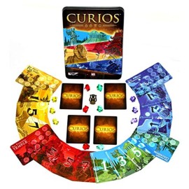 AEG Curios - The Curiously Cool Board Game of Treasure Hunting Fun, Quick Play, Easy to Learn, Bluffing, 2 to 5 Players, 15-20 Minute Playtime, Ages 14 and up, Alderac Entertainment Group