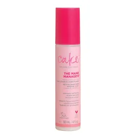 Cake Beauty Leave in Conditioner, The Mane Manager - Moisturizing & Softening - With Coconut Oil, Biotin, Soy & Rice Proteins - For Dry/Normal Hair Types - 4 Fl Oz / 120 mL