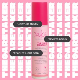 Cake Beauty Leave in Conditioner, The Mane Manager - Moisturizing & Softening - With Coconut Oil, Biotin, Soy & Rice Proteins - For Dry/Normal Hair Types - 4 Fl Oz / 120 mL Cake Beauty Leave in Conditioner, The Mane Manager - Moisturizing & Softening - With Coconut Oil, Biotin, Soy & Rice Proteins - For Dry/Normal Hair Types - 4 Fl Oz / 120 mL