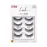 KISS Lash Couture Faux Mink False Eyelashes Multipack, Knot-Free Lash Band, Reusable, Contact Lens Friendly, Easy To Apply, Ultrafine, Tapered, Synthetic Fake Lashes, Style Little Black Dress, 4 Pairs