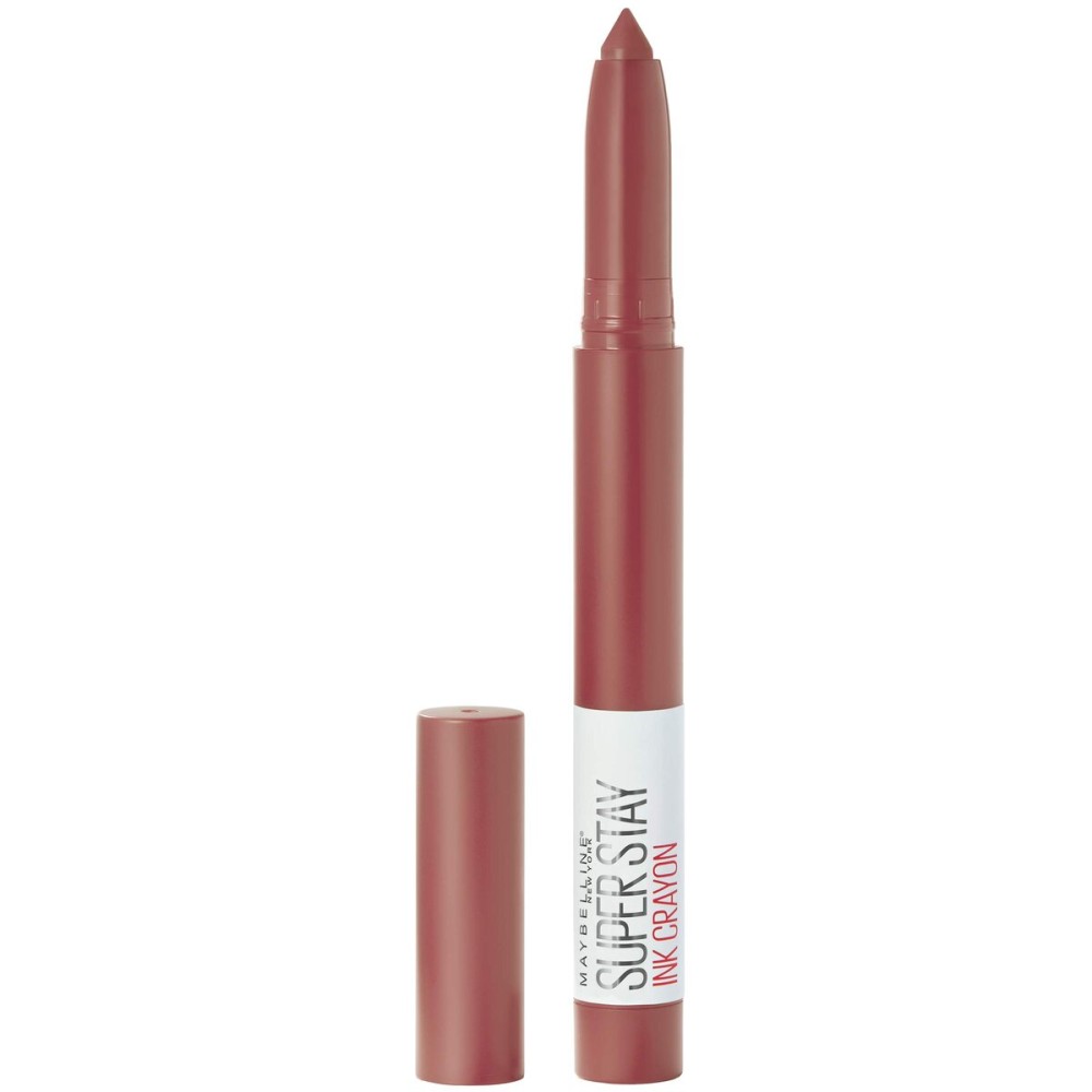 Maybelline Super Stay Ink Crayon Lipstick Makeup, Precision Tip Matte Lip Crayon with Built-in Sharpener, Longwear Up To 8Hrs, Enjoy The View, Red Brown, 1 Count Maybelline Super Stay Ink Crayon Lipstick Makeup, Precision Tip Matte Lip Crayon with Built-in Sharpener, Longwear Up To 8Hrs, Enjoy The View, Red Brown, 1 Count