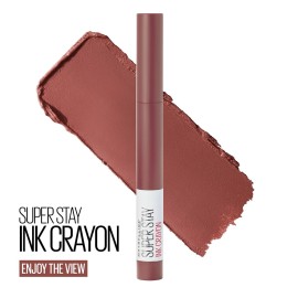Maybelline Super Stay Ink Crayon Lipstick Makeup, Precision Tip Matte Lip Crayon with Built-in Sharpener, Longwear Up To 8Hrs, Enjoy The View, Red Brown, 1 Count Maybelline Super Stay Ink Crayon Lipstick Makeup, Precision Tip Matte Lip Crayon with Built-in Sharpener, Longwear Up To 8Hrs, Enjoy The View, Red Brown, 1 Count