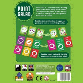 AEG & Flatout Games | Point Salad - Award-Winning Card Drafting Game for the Whole Family | Easy to Learn | Quick to Play | 2-6 Players | Ages 10+