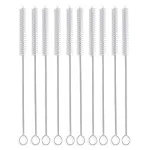 Straw Brush, Nylon Pipe Tube Cleaner 8.2-ihch X 2/5-inch Set of 10
