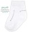 Fruit of the Loom Baby 14-Pack Grow & Fit Flex Zones Cotton Stretch Socks - Unisex, Girls, Boys (12-24 Months, White)