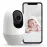 nooie Baby Monitor WiFi Smartphone 2K Baby Monitor with Night Vision Baby Camera Indoor, 360-degree Motion Tracking, Works with Alexa, Two-Way Audio, Motion & Sound Detection,SD Card or Cloud