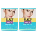 Surgiwax - Microwave Facial Hard Hair Removal Wax 1 Oz, 2 Pack
