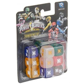 Renegade Game Studios Power Rangers: Heroes of The Grid Ranger Dice Set, 14 Translucent Dice, Ages 14+