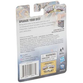 Renegade Game Studios Power Rangers: Heroes of The Grid Ranger Dice Set, 14 Translucent Dice, Ages 14+