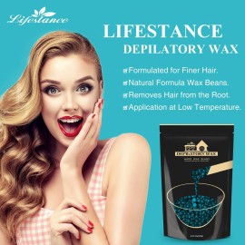 Lifestance Hard Wax Beads, 1lb, Jasmine, Sensitive Skin, for Face, Body, Legs, Brazilian Bikini Wax, Pearl Beads for Wax Warmers Lifestance Hard Wax Beads, 1lb, Jasmine, Sensitive Skin, for Face, Body, Legs, Brazilian Bikini Wax, Pearl Beads for Wax Warmers
