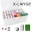 X - Large  Chinese Guangdong Tiles Mahjong Set 144 Tiles 1.5 x 1.2 x 0.9 Inches Easy-to-Read Game Set/Complete Set Gift/Birthday (Mah-Jongg, Mah Jongg, Majiang) (Grass Green)