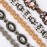 Teenitor Elastic Beaded Headbands, 5pcs Beads, Crystal Rhinestone for Women & Girls