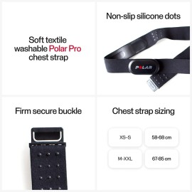 Polar H10 Heart Rate Monitor Chest Strap - ANT + Bluetooth, Waterproof HR Sensor for Men and Women, Black, M-XXL Polar H10 Heart Rate Monitor Chest Strap - ANT + Bluetooth, Waterproof HR Sensor for Men and Women, Black, M-XXL