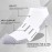 Heatuff Mens Athletic Ankle Socks Moisture Wicking Cushion Running Low Cut Sock 6 Pack