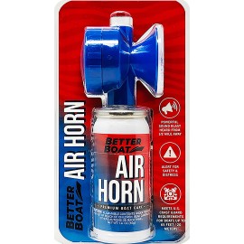 Marine Safety Air Horn, Very Loud Handheld Fog Horn, Mini Compressed Can 1.4oz for Boating and Walking Safety 1.4oz