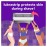 joy razor blade cartridge refill for women, 4 blade refills