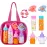 fash n kolor, My Sweet Baby Disappearing Doll Feeding Set, Baby Care 6 Piece Doll Feeding Set for Toy Stroller | 2 Milk & Juice Bottles with 2 Toy Pacifier for Baby Dolls