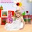 fash n kolor, My Sweet Baby Disappearing Doll Feeding Set, Baby Care 6 Piece Doll Feeding Set for Toy Stroller | 2 Milk & Juice Bottles with 2 Toy Pacifier for Baby Dolls