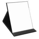 EFAILY Folding Travel Mirror, PU Portable Adjustable Rectangular Ultrathin Mirror, for Travel, Camping,Home (4.3W2.9L)