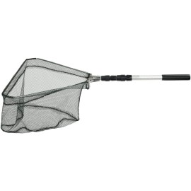 Fishing Landing Net with Telescoping Pole Fishing Net Freshwater Fishing Net for Pond, Handle Full Extended to 50 Inches